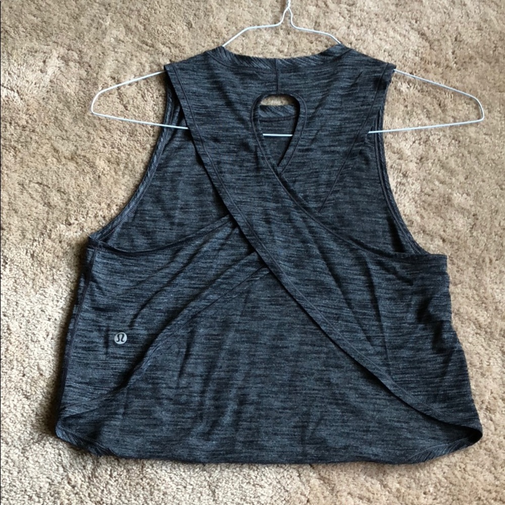 Lululemon cross back crop top